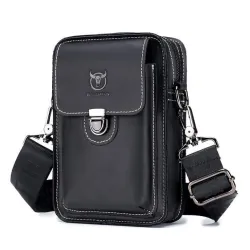 Small pouch - waist / shoulder bag - real leatherBags