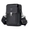 Small pouch - waist / shoulder bag - real leatherBags