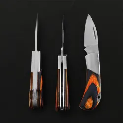 Mini folding pocket knife - with keychain - stainless steelKnives & Multitools