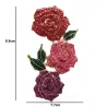 Luxurious brooch - big crystal flowersBrooches
