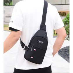 Fashionable multifunctional bag - for waist / shoulder - with earphones jack holeBags