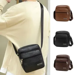 Fashionable small shoulder bag - leather - waterproofBags