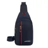 Stylish shoulder / chest bag - small backpack - with earphones jack holeBags