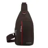 Stylish shoulder / chest bag - small backpack - with earphones jack holeBags