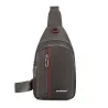 Stylish shoulder / chest bag - small backpack - with earphones jack holeBags