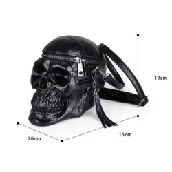 Fashionable shoulder bag - skeleton head shapedBags