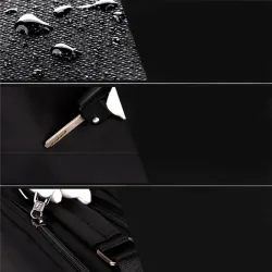 Elegant small briefcase - shoulder bag - waterproof nylonBags