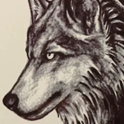 Wolf - waterproof temporary fake tattooStickers