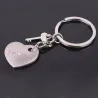 Heart shaped keychain - Love Heart - True Love - 2 piecesKeyrings