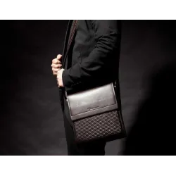 Classic retro shoulder bag - leatherBags