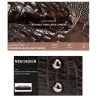 Luxurious leather handbag - with shoulder strap - crocodile skin pattern - genuine leatherBags