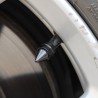 Universal tire valves - aluminum caps - short spike - 4 piecesWheel parts