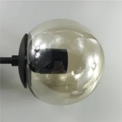 Retro wall light - iron lamp with a ball glass - single / double head - E27Wall lights