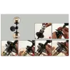 Retro wall light - iron lamp with a ball glass - single / double head - E27Wall lights