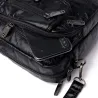 Small shoulder / waist bag - leather - rivets - zippersBags