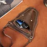 Trendy shoulder / waist small bag - genuine leather - bull head shapedBags