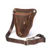 Trendy shoulder / waist small bag - genuine leather - bull head shapedBags