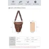Trendy shoulder / waist small bag - genuine leather - bull head shapedBags
