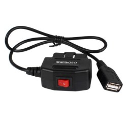Mini USB OBD - DVR / GPS / USB connector - car charger