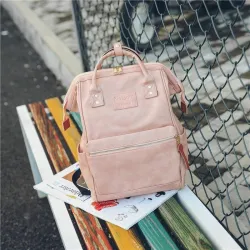 Vintage leather backpack - large capacityBackpacks