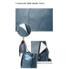 Multifunctional small backpack - patchwork design - leatherBackpacks