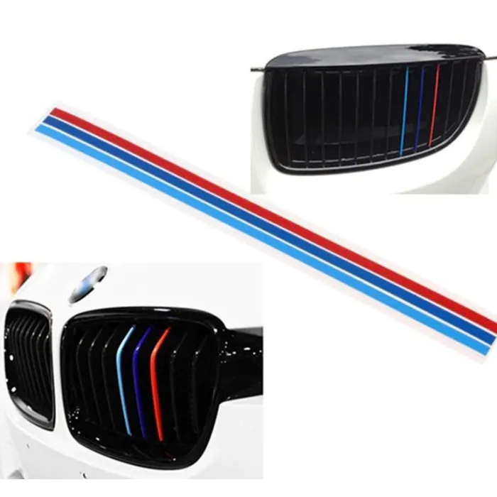 BMW M style grill sticker - E46 E90 E92 E60 E87 M3 M5 M6Stickers