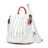 Fashionable backpack - anti-theft - leather - rivets stars - large capacityBackpacks
