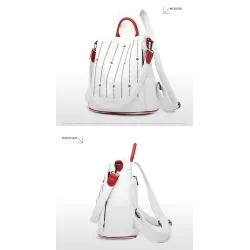 Fashionable backpack - anti-theft - leather - rivets stars - large capacityBackpacks