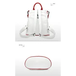 Fashionable backpack - anti-theft - leather - rivets stars - large capacityBackpacks