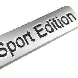 TDI SPORT EDITION - chrome emblem - car stickerStickers