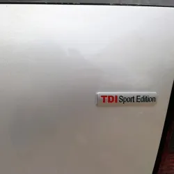 TDI SPORT EDITION - chrome emblem - car stickerStickers