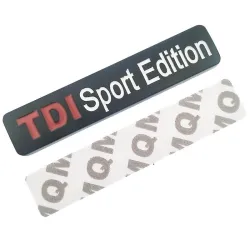 TDI SPORT EDITION - chrome emblem - car stickerStickers