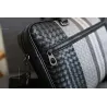 Elegant shoulder bag - business briefcase - genuine woven leather - large capacityBags