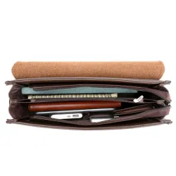 Elegant shoulder bag - business briefcase - with a walletWallets
