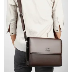 Elegant shoulder bag - business briefcase - with a walletWallets