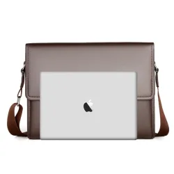 Elegant shoulder bag - business briefcase - with a walletWallets