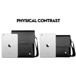Elegant men's shoulder bag - leatherBags