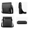 Elegant men's shoulder bag - leatherBags