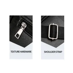 Elegant men's shoulder bag - leatherBags