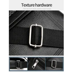 Elegant men's shoulder bag - leatherBags