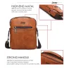 JEEP BULUO - men's leather shoulder bag - with a walletBags