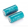 3.7V 1200mAh - CR123A/16340 li-ion battery - rechargeable - 2 piecesBattery