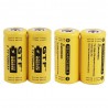 3.7V 1200mAh - CR123A/16340 li-ion battery - rechargeable - 2 piecesBattery