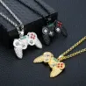 Trendy necklace - Gamepad with rhinestones - unisexNecklaces