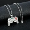 Trendy necklace - Gamepad with rhinestones - unisexNecklaces