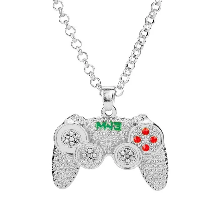 Trendy necklace - Gamepad with rhinestones - unisexNecklaces