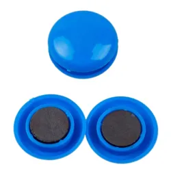 Round magnetic buttons - fridge magnets - 10 piecesFridge magnets