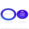 Car engine start / stop button - ring - sticker - for Subaru BRZ Impreza XV Forester Outback LegacyStickers