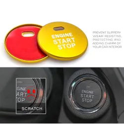 Car engine start / stop button - ring - sticker - for Subaru BRZ Impreza XV Forester Outback LegacyStickers