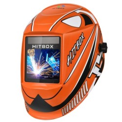 HITBOX - welding helmet - auto darkening - true color - Solar lithium - DIN4/5-9/9-13 1/1/1/2Helmets